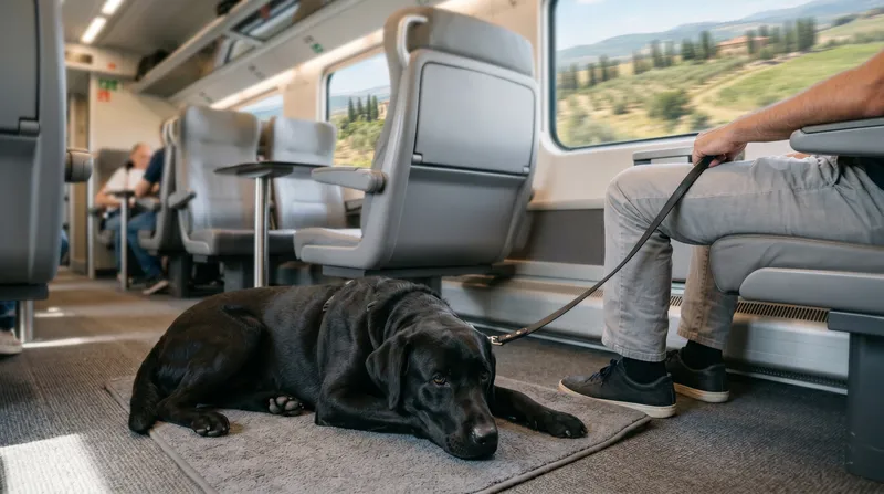 Viaggiare con il cane in treno: guida completa Trenitalia e Italo