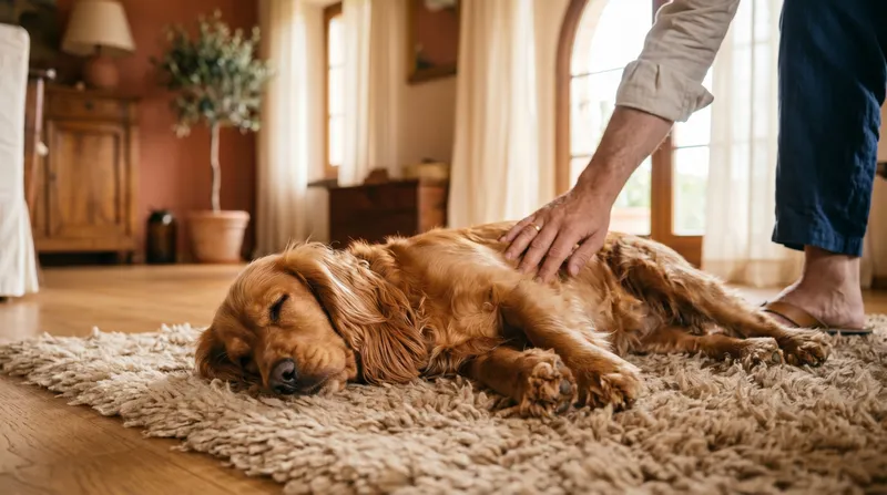 Cane vomita schiuma bianca: cause comuni e quando agire