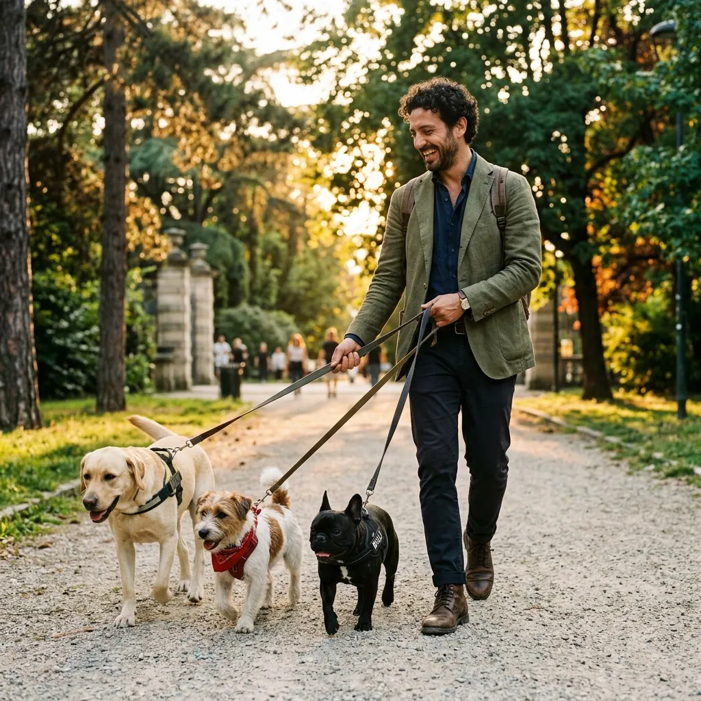 Dog sitter al parco